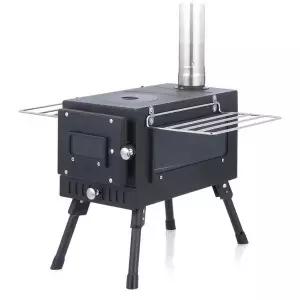 [하프클럽/]투명 화목난로 화로대 불멍 스토브 난로 캠핑 바베큐