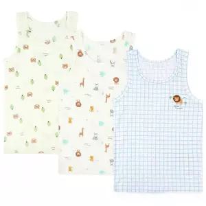 바풀 MK SS68-13 아동런닝 3매입 모달 속옷 유아 아동 주니어 런닝