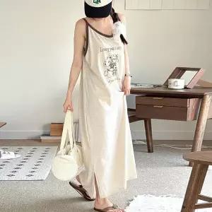 [하프클럽/] 허그베어배색끈원피스 SEX567M604 빅사이즈