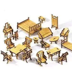 미니어처 가구 조립건물 미니어처 프라모델 만들기