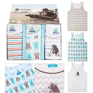 엠알 베어 순면 남아 런닝 3매입 아동 속옷 유아 초등학생1250371