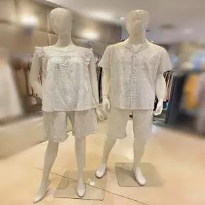 AMP4629SAWP4629S_커플 크레이프4629S파자마세트