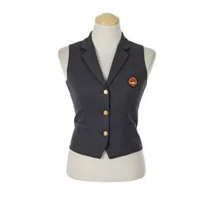 [하프클럽/]교복몰 쓰리버튼 그레이 양장 조끼 (신목중) 교복조끼