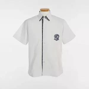 [하프클럽/]교복몰 카라포인트 블루라인 반팔셔츠 (서울미술고)