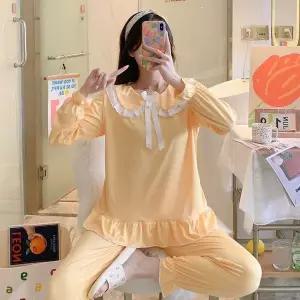 [하프클럽/]여자 이쁜 잠옷 간절기 레이스 파자마 상하의 세트