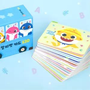 어린이 알파벳공부 핑크퐁 영어단어카드 교구 단체선물 집