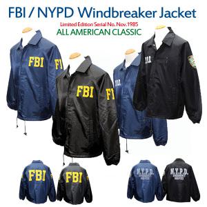 NYPD/FBI 윈드브레이커 점퍼 자켓 사파리 바람막이