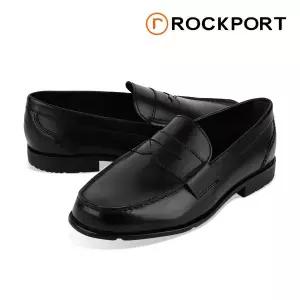 [락포트] 남성 페니 로퍼 클래식 블랙 W발볼 M76443