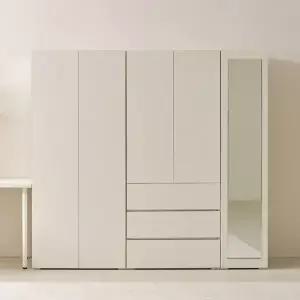 트리플 아델라 LPM 키큰장 푸시 2000 거울 옷장세트