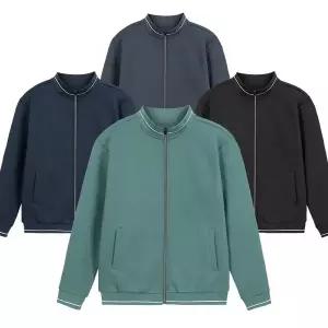 남성용 간절기 기모 집업 가을 자켓 남자 가디건 퓨어