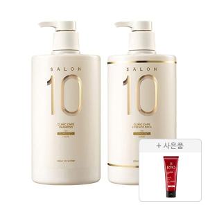 미쟝센 살롱10 손상용 에센스팩 , 990ml, 1개 + 손상용 샴푸, 990ml, 1개 + 증정 ( 려 함빛 극손상영양 샴푸 112ml, 1개)