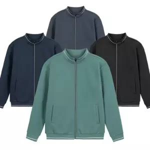 남성용 간절기 기모 집업 가을 자켓 남자 가디건 퓨어