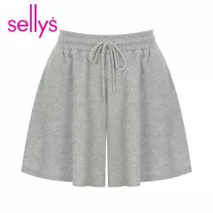 (택가 79000원)[샐리] 와이드셔링밴딩반바지_I5B-CPT063