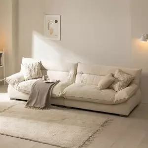 보루네오 클라우드 아쿠아텍스 패브릭 4인용 소파