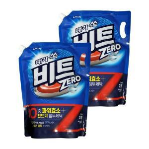 라이온코리아 비트 제로 리필 일반용 액체세제 2.0L x 2개