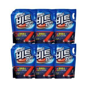 라이온코리아 비트 제로 리필 일반용 액체세제 2.0L x 6개