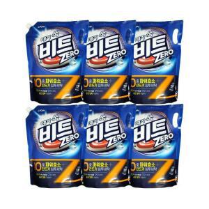 라이온코리아 비트 제로 리필 드럼용 액체세제 2.0L x 6개