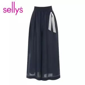 [샐리] 스티치와이드밴딩팬츠_I5B-CPT074