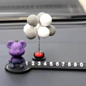 앵그리베어 입체 차 주차 번호판 핸드폰번호