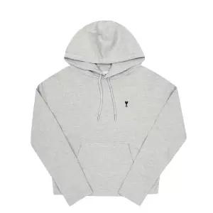 [아미] 여성 아미 드 꾀흐 스몰 하트 로고 크롭 후드 티셔츠(FSW767 730 0951)