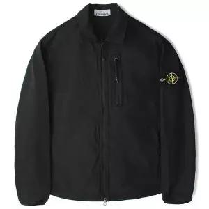 [스톤아일랜드] 남성 스트레치 블랙 오버셔츠 자켓 811511311 129086402