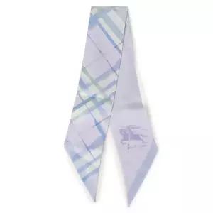 [롯데백화점]버버리 스키니 워터컬러 체크 실크 스카프 8119959