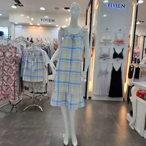 [비비안]솜사탕 느낌의 귀여운 여성 나시 원피스홈웨어 GW1970T_HDD