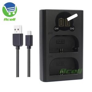 LP-E6 듀얼 충전기 캐논 호환 EOS R Ra R5C R6 R7 90D 80D 70D 60D 5D Mark II XC10 카메라 교체 LC-E6/E6E