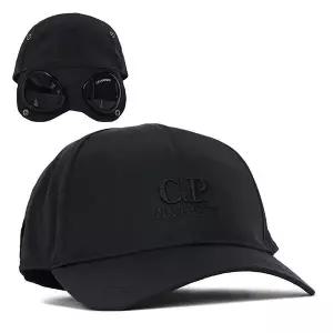 씨피컴퍼니 26SS 블랙 크롬-R 고글 베이스볼 캡 RCCMAC748A 110545A 999