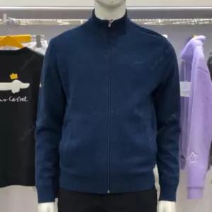 루이까스텔 FW 남성 닥스훈트 솔리드 풀집업 방풍 가디건 3MRSW003X