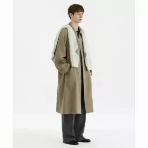 유스 YOUTH 컷오프 맥코트 남성 롱 코트 봄 가을 오버핏 아우터 베이지