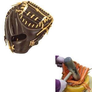 물에 반죽 형태 부착 포함 / 착불 후불 불가 야구 하이골드 소프트볼 캐처 미트 SR 다크 브라운 포수 포수용 OKG 610M Hi Gold 야구용품 스와로 스포츠 LH 오른손 투구용