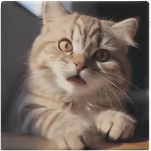 LOKLNEYK 귀여운 고양이 발 의자 쿠션 메모리 폼 통기성 패드 사각형 대형 베개 시트 편안한 명상 바닥