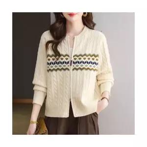 마킷3 여성 블루종 점퍼 가을 니트 야구 봄 빅사이즈 집업 코트 JEN3