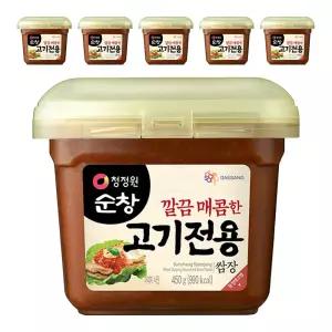 (1+1) 청정원순창 깔끔 매콤한 고기전용 쌈장, 450g, 6개  2Set