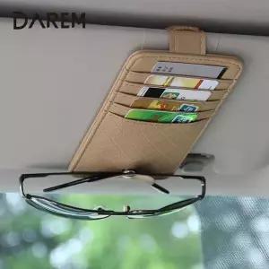 [하프클럽/]차량용 수납 선바이저 멀티 선글라스 카드 포켓