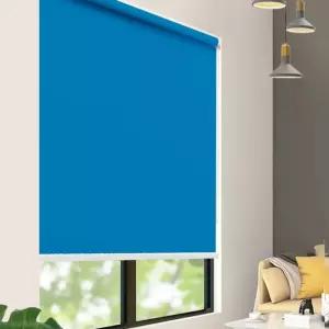 무타공 블라인드 롤스크린 암막 욕실 브라켓 압축봉 커텐 창문70x00cm 0