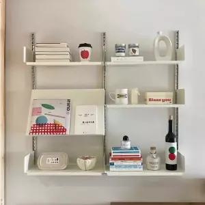 모듈 선반 거실 수납장 서재 책꽂이 벽선반 벽걸이 수납장 화이트 캐비닛