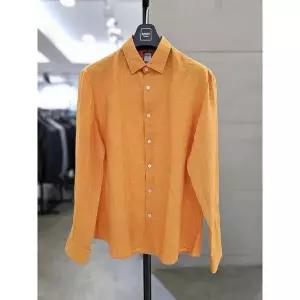 [바쏘옴므] 세이브존03 바쏘옴므 25 오렌지 솔리드 린넨100 셔츠 WSYFZ1TT55AORY (S48364683)