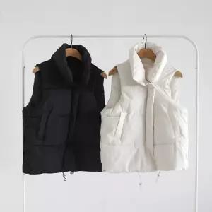 DUGNMARKT  여성 루즈핏 하이넥 패딩조끼 LM-0506