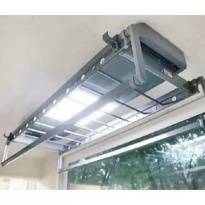 자동빨래건조대 전동 건조대 베란다 이불 발코니 블랙 빨래