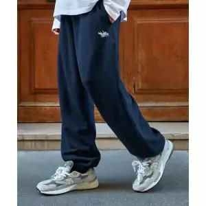 FLUKE 슬램로고 에센셜 조거 팬츠 네이비 FTP502-Z