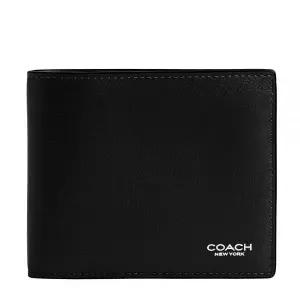 COACH 남성용, 3-In-1 지갑, 블랙., 단일 사이즈