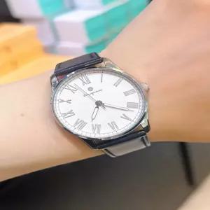 [OST]BEST MD 대통령 착용 블랙 남성 가죽 손목 시계_EJK