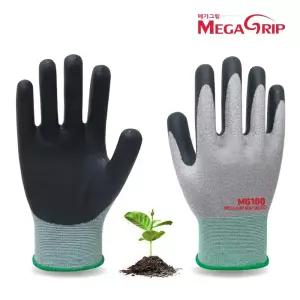 메가그립 MG-100 장갑 10켤레 사계절용 작업장갑 낚시 등산 원예 레저 벌초 스포츠 니트릴 스판덱스