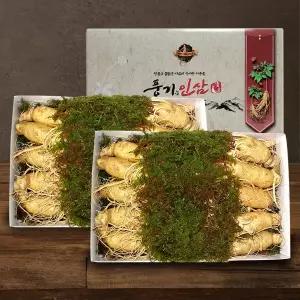 [풍기인삼] 5년근 수삼 1채 750g (20-25뿌리/쇼핑백 증정) x 2박스