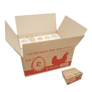 택배계란박스 40구 25개묶음 난좌 계란택배박스 택배알판