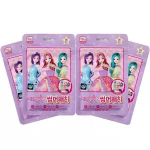 시크릿쥬쥬 썸머패치 18p x 4개 /스티커 어린이집 유치원 유아동 여아 쥬쥬패치