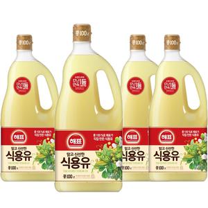 해표 식용유 1.5L X 4개