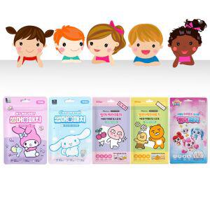 썸머패치 4개/여아 혼합 구성/ 캐치티니핑 + 어피치 + 마이멜로디 + 시크릿쥬쥬